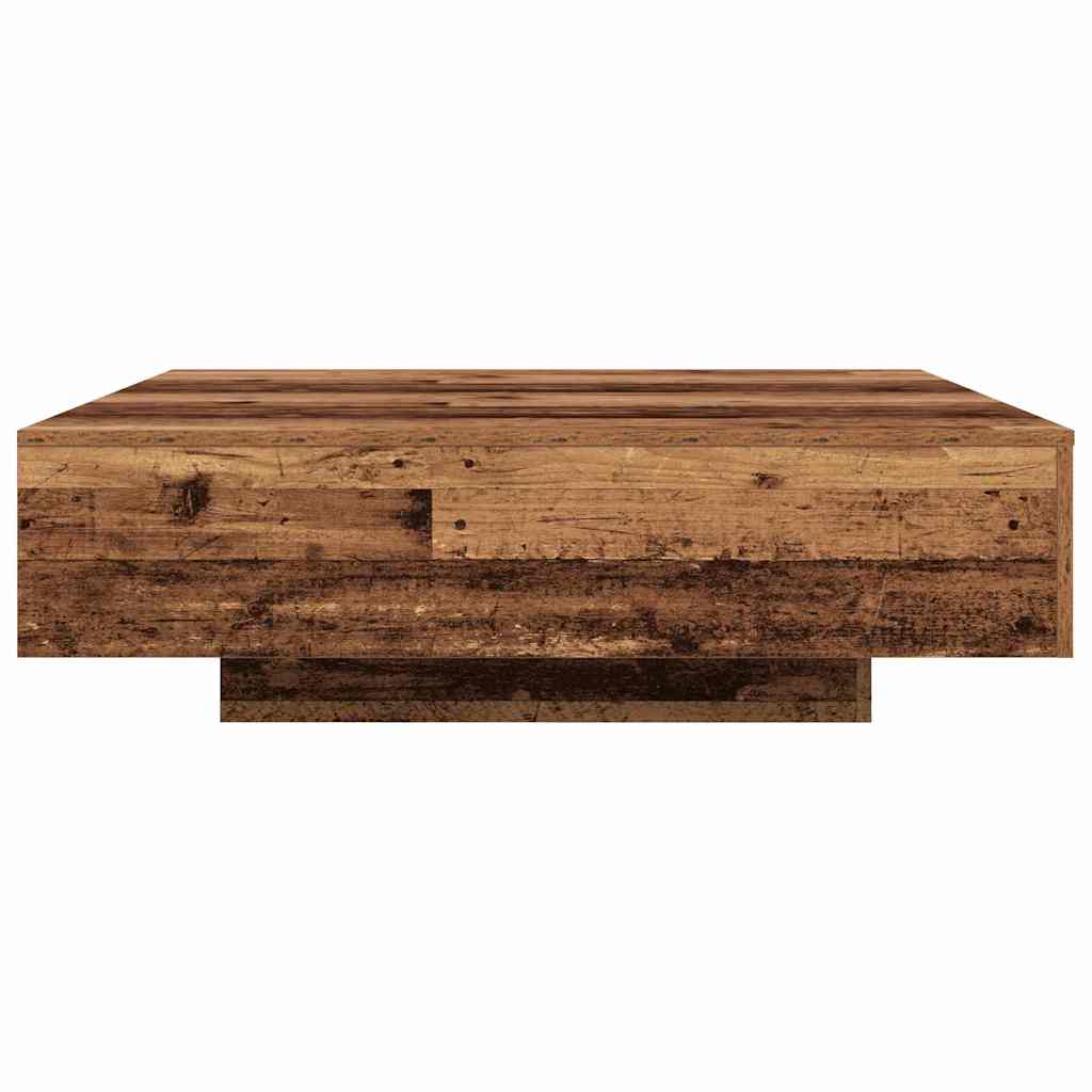 Soffbord Åldrat Trä 100 x 100 x 31 cm