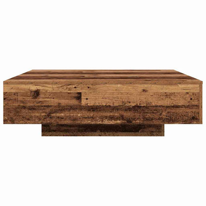 Soffbord Åldrat Trä 100 x 100 x 31 cm
