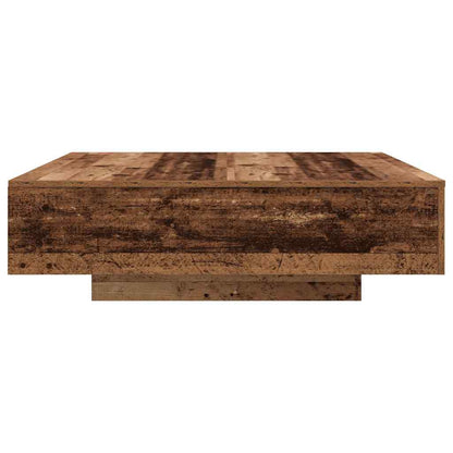 Soffbord Åldrat Trä 100 x 100 x 31 cm