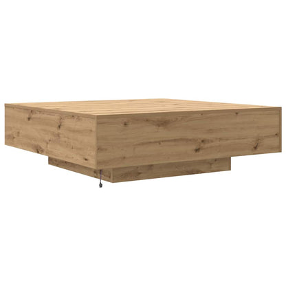 Kaffeebord Artisan Ek 100 x 100 x 31 cm Konstruerat trä