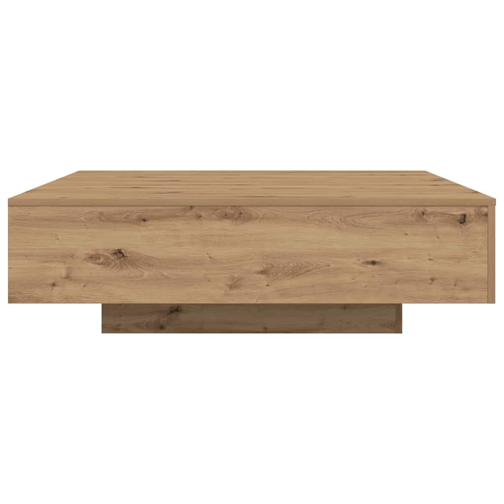 Kaffeebord Artisan Ek 100 x 100 x 31 cm Konstruerat trä