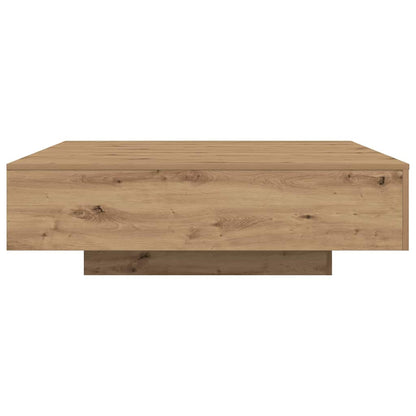 Kaffeebord Artisan Ek 100 x 100 x 31 cm Konstruerat trä