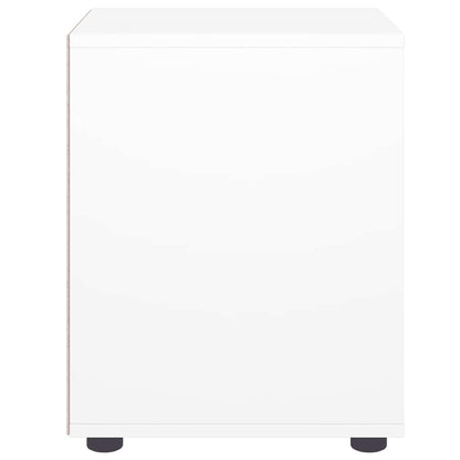 Sängbord Nattduksbord Vit VISNES 45x40x50 cm