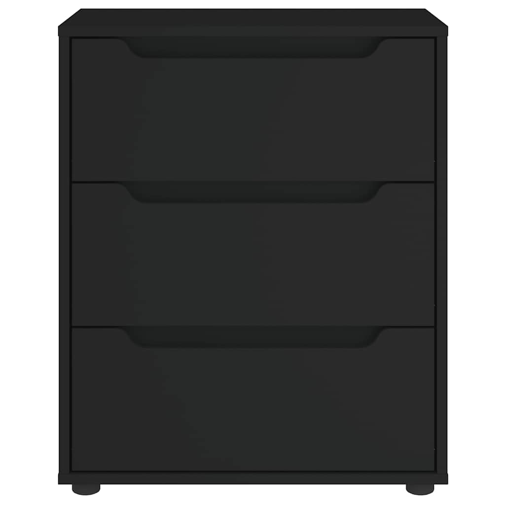 Skänk Svart VISNES 60x40x73 cm