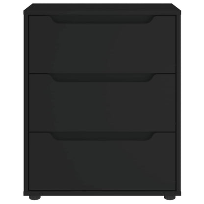 Skänk Svart VISNES 60x40x73 cm