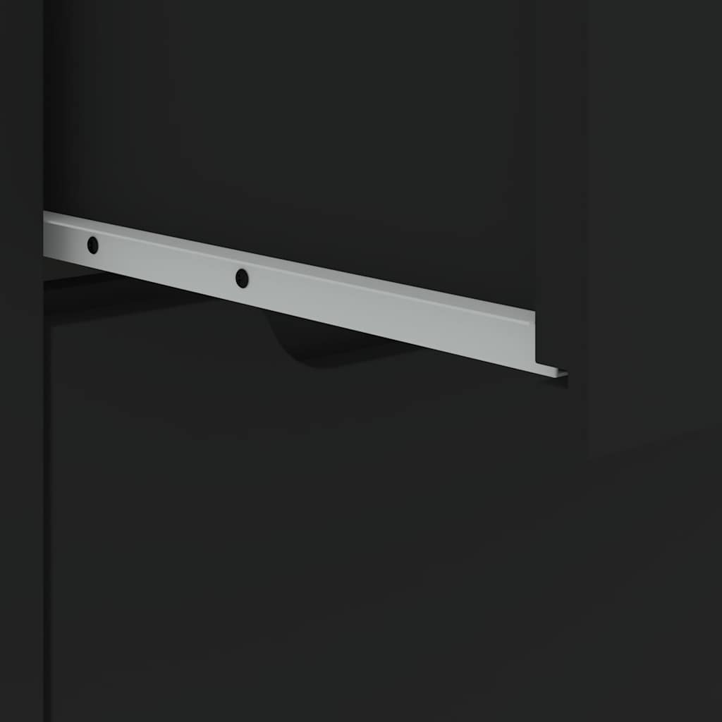 Skänk Svart VISNES 60x40x73 cm