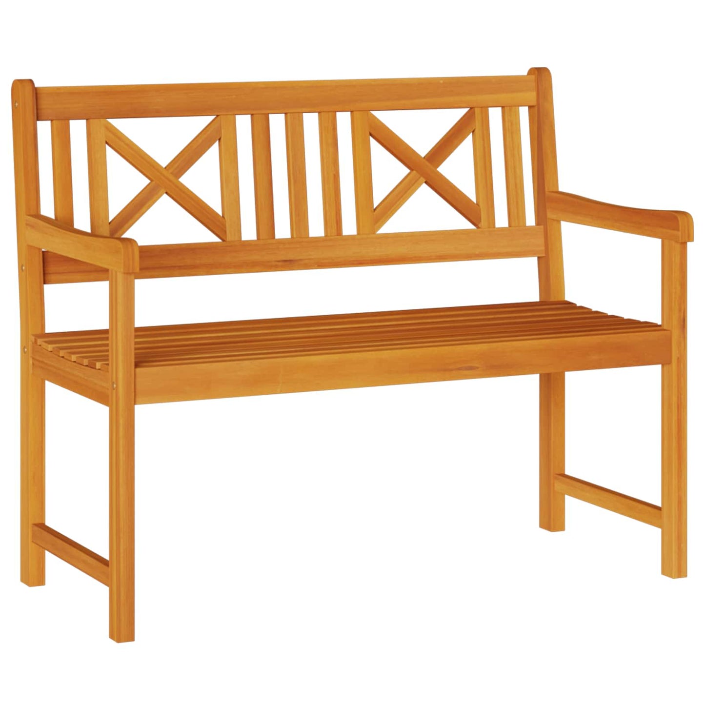 Trädgårdsbänk Trä Brun 110 x 56 x 90 cm Massivt Akaciaträ