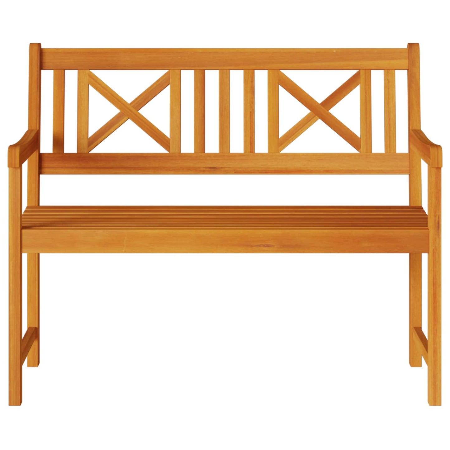 Trädgårdsbänk Trä Brun 110 x 56 x 90 cm Massivt Akaciaträ
