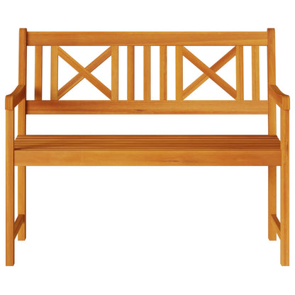 Trädgårdsbänk Trä Brun 110 x 56 x 90 cm Massivt Akaciaträ