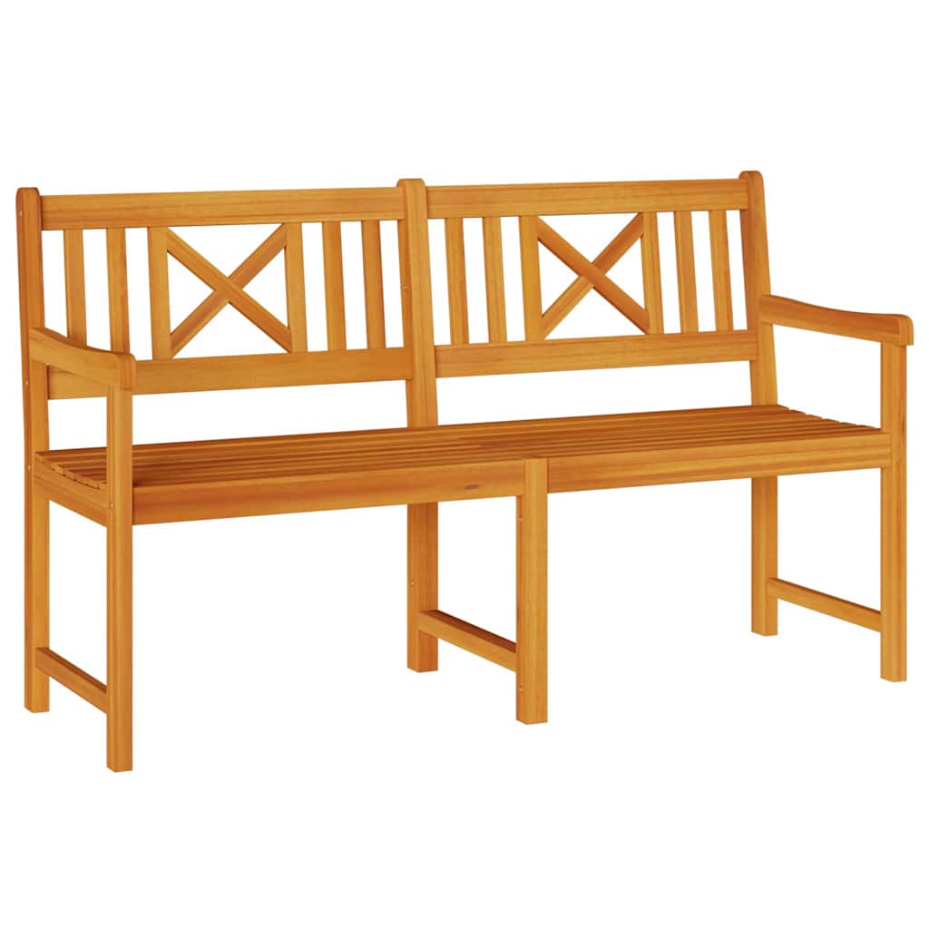 Trädgårdsbänk Trä Brun 150 x 56 x 90 cm Massivt Akaciaträ