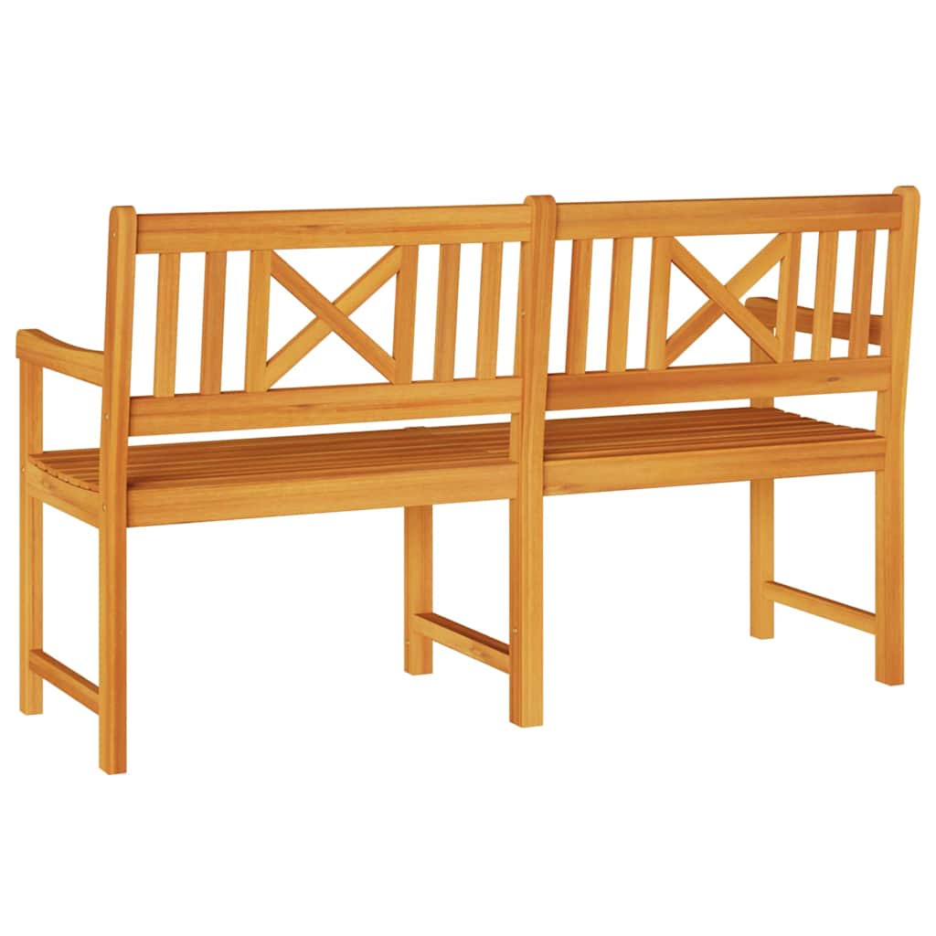 Trädgårdsbänk Trä Brun 150 x 56 x 90 cm Massivt Akaciaträ