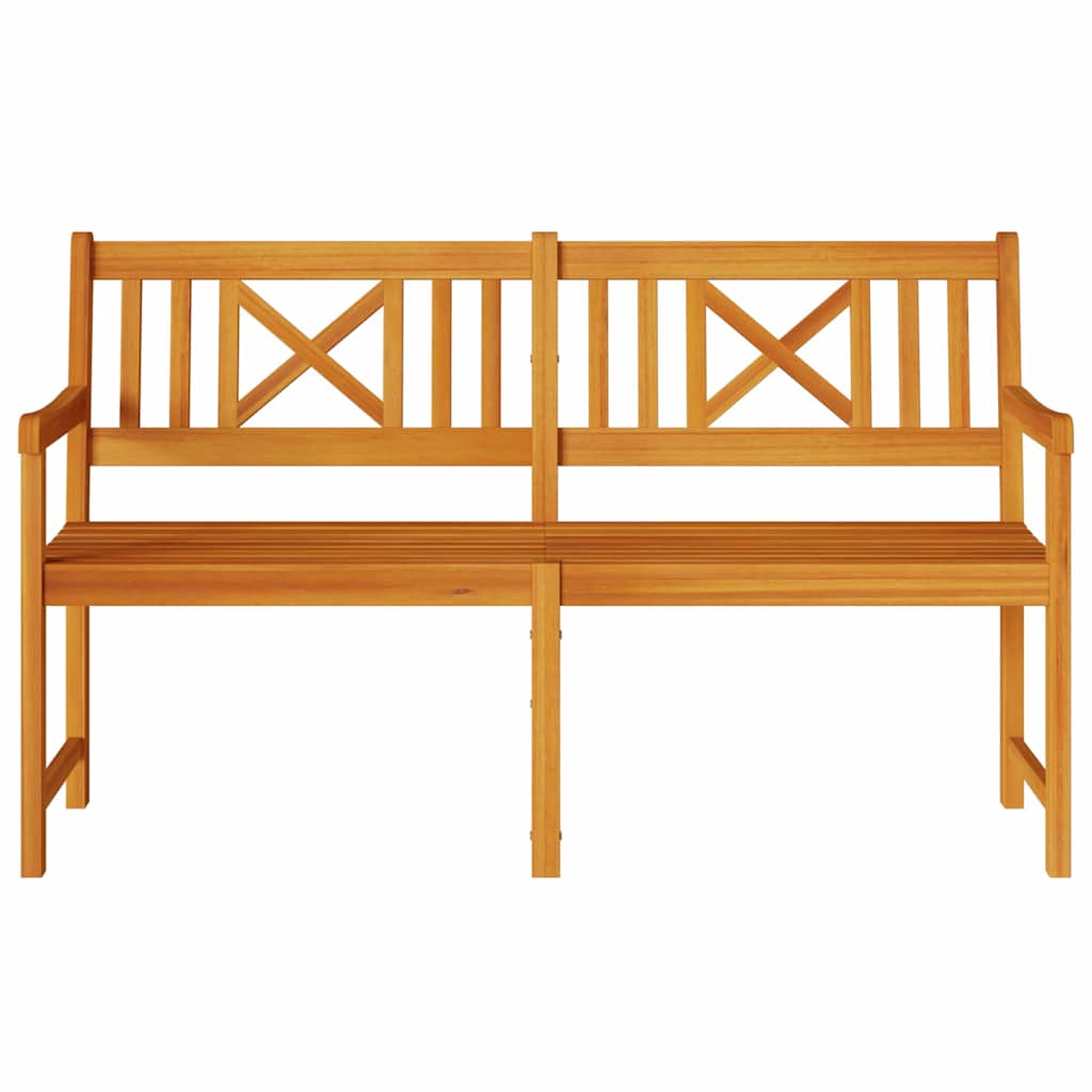 Trädgårdsbänk Trä Brun 150 x 56 x 90 cm Massivt Akaciaträ