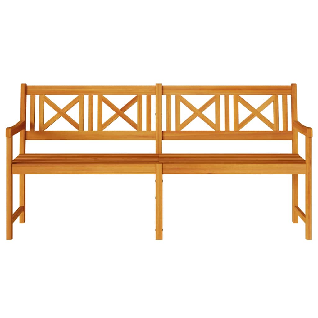 Trädgårdsbänk Trä Brun 180 x 56 x 90 cm Massivt Akaciaträ