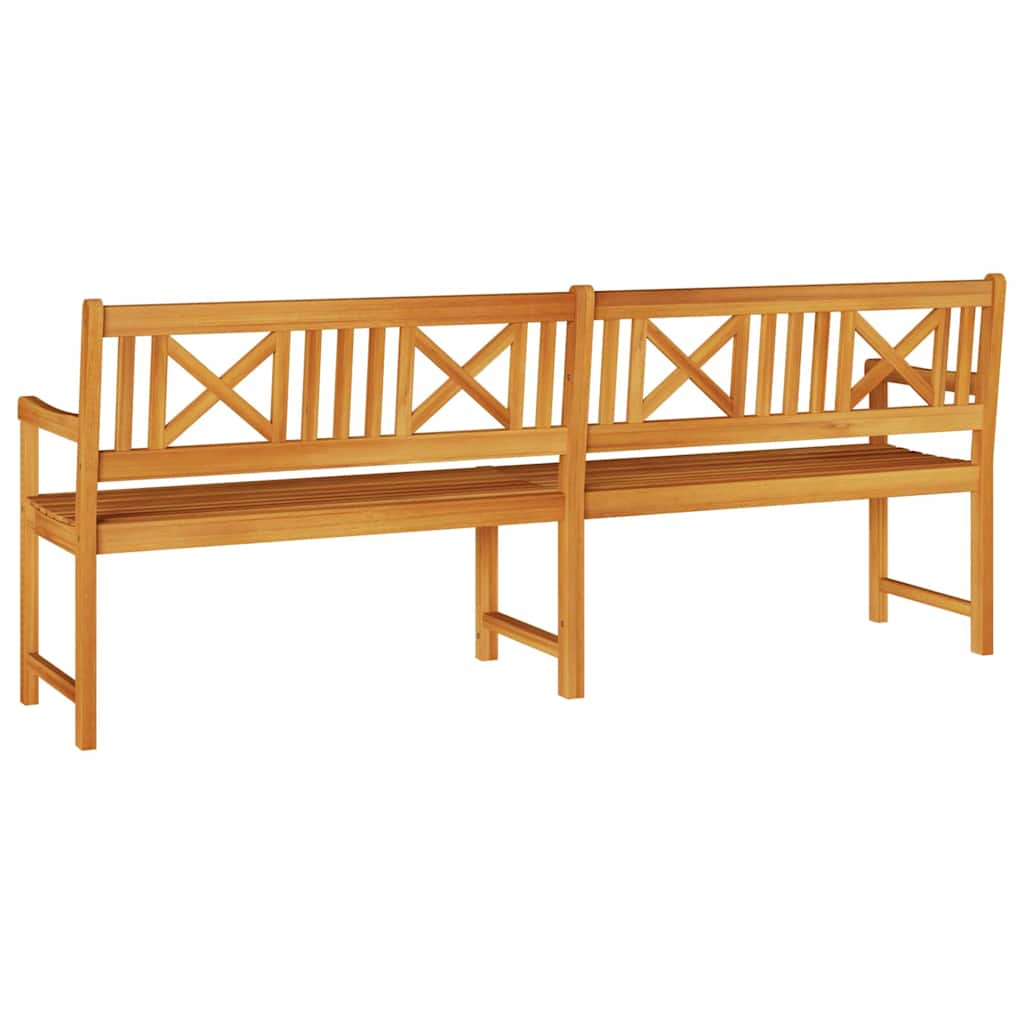Trädgårdsbänk Trä Brun 220 x 56 x 90 cm Massivt Akaciaträ