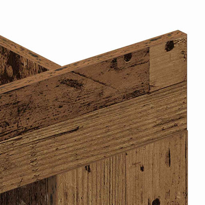 TV-Möbel Trä TV-Skåp Åldrat Trä 152 x 22 x 113 cm