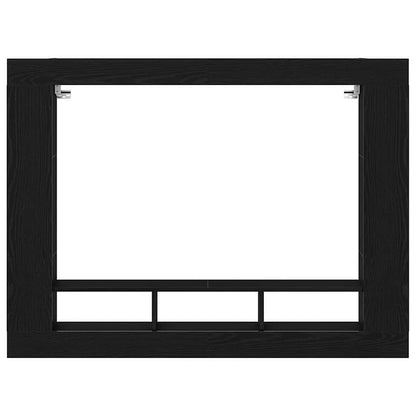 TV-Möbel Svart Ek TV-skåp Väggmonterad 152 x 22 x 113 cm