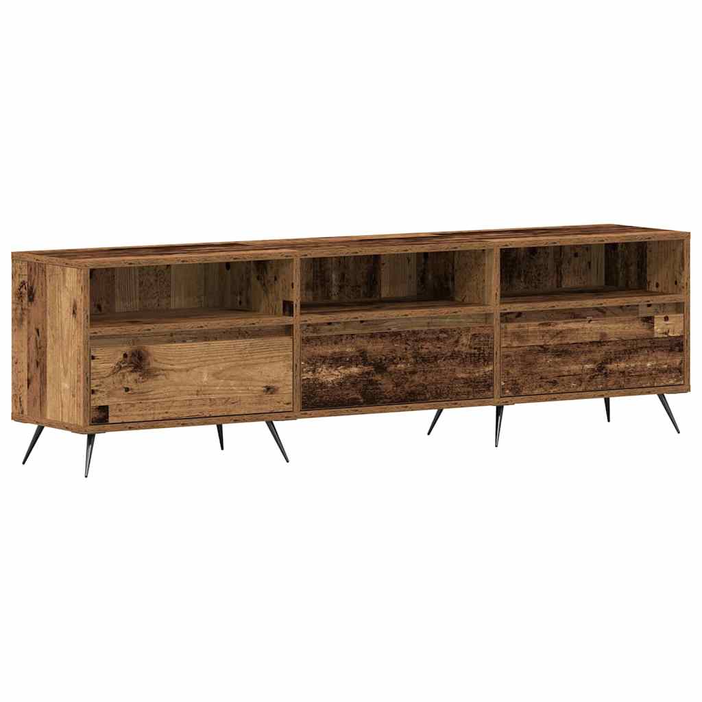 TV-Möbel Åldrat Trä TV-skåp 150 x 30 x 44,5 cm