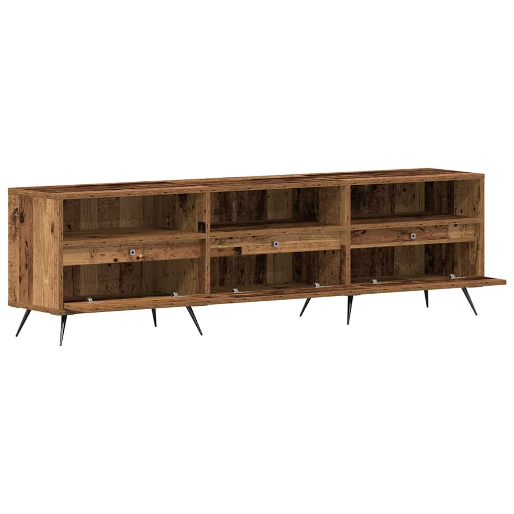 TV-Möbel Åldrat Trä TV-skåp 150 x 30 x 44,5 cm