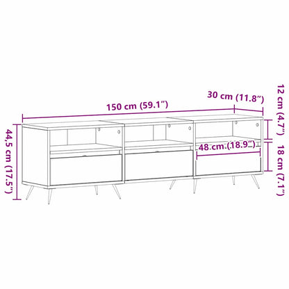 TV-Möbel Artisan Ek TV-skåp 150 x 30 x 44,5 cm