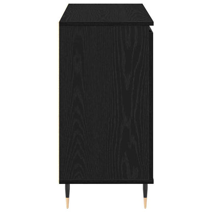 Skänk Svart Ek med låda 101,5 x 35 x 70 cm