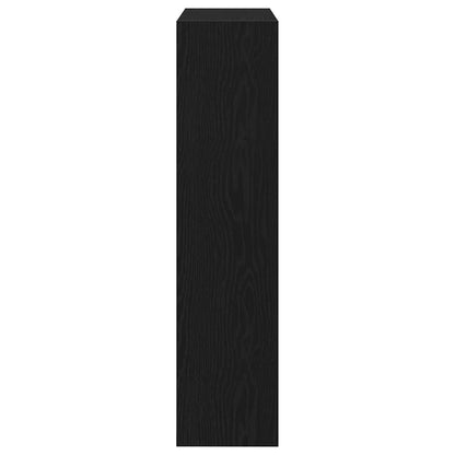 Skoställ Svart Ek Skoskåp 80 x 21 x 87.5 cm