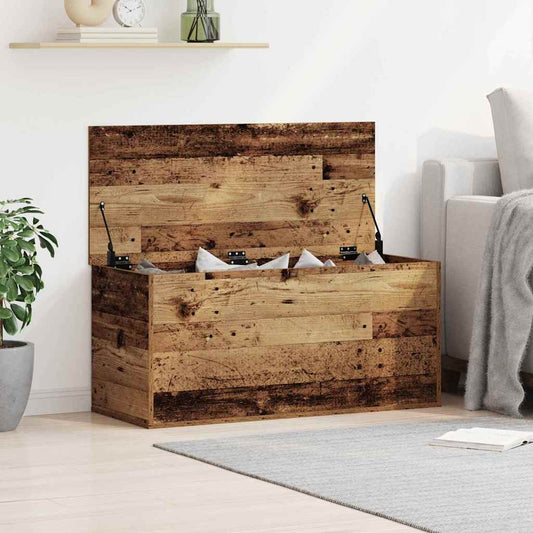 Förvaringskista Gammalt Trä 100 x 42 x 46 cm