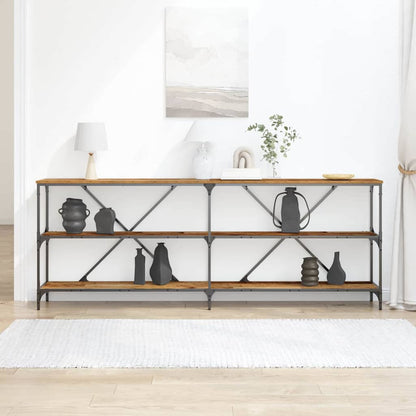 Avlastningsbord Konsollbord Åldrat Trä med hylla Övrigt 200 x 30 x 75 cm