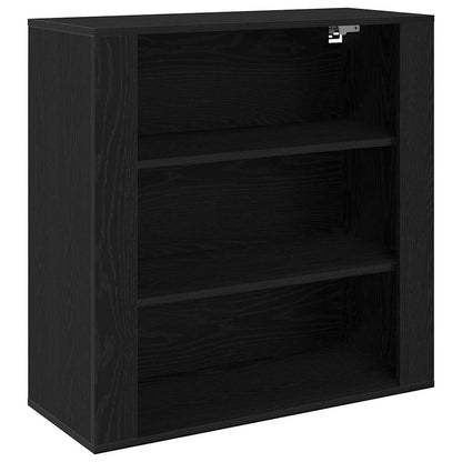 Skåp Svart Ek 80 x 33 x 150 cm