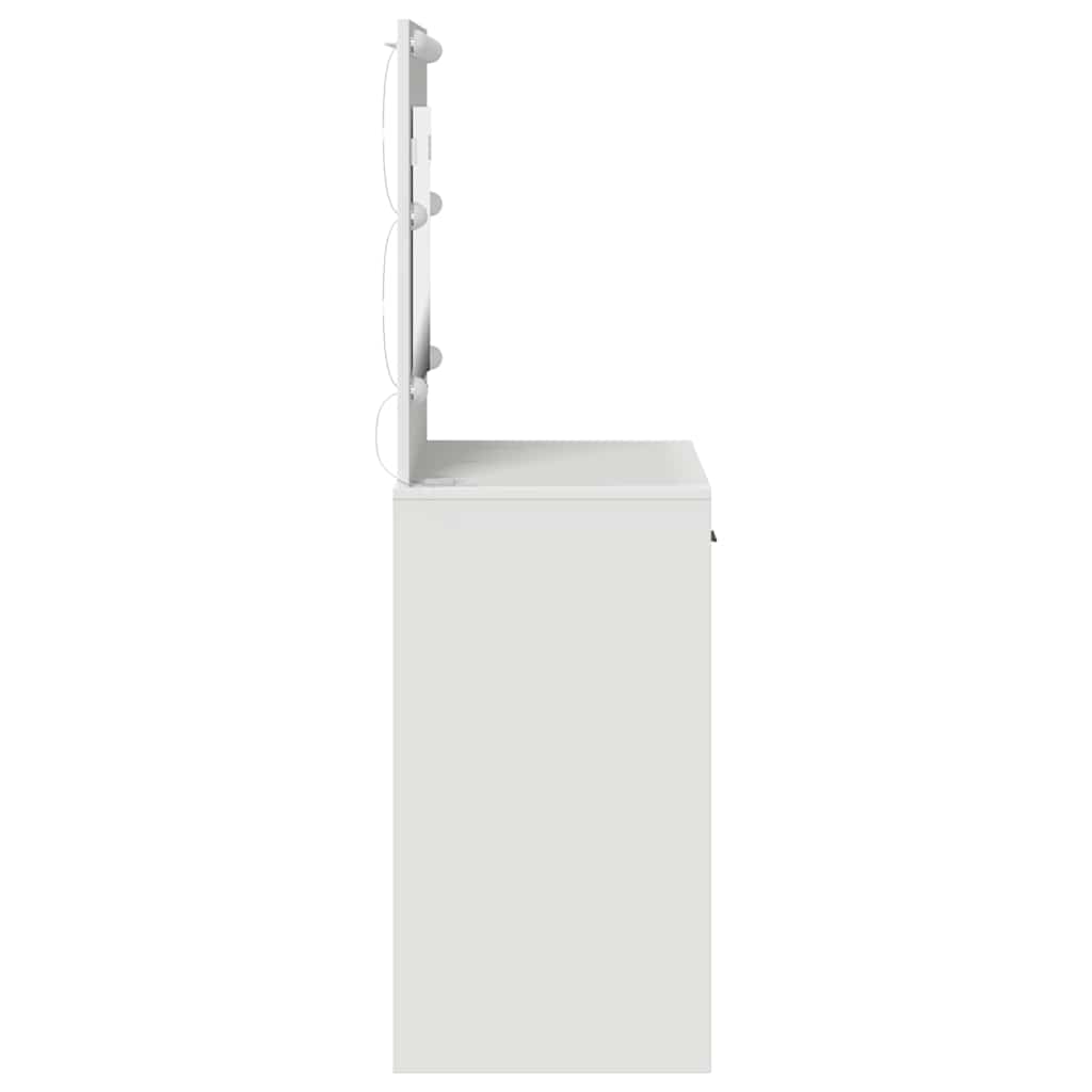 Sminkbord med låda Vit 78.5 x 41 x 135 cm