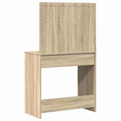 Sminkbord med låda Sonoma Ek 78.5 x 41 x 135 cm