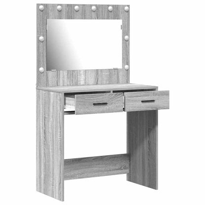 Sminkbord Sonoma Grå 78.5 x 41 x 135 cm