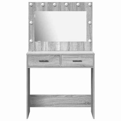 Sminkbord Sonoma Grå 78.5 x 41 x 135 cm