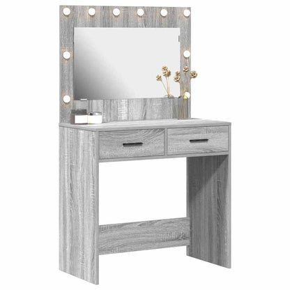 Sminkbord Sonoma Grå 78.5 x 41 x 135 cm
