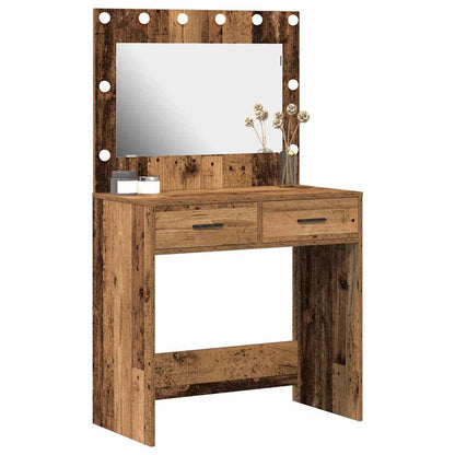 Sminkbord Gammalt Trä 78.5 x 41 x 135 cm