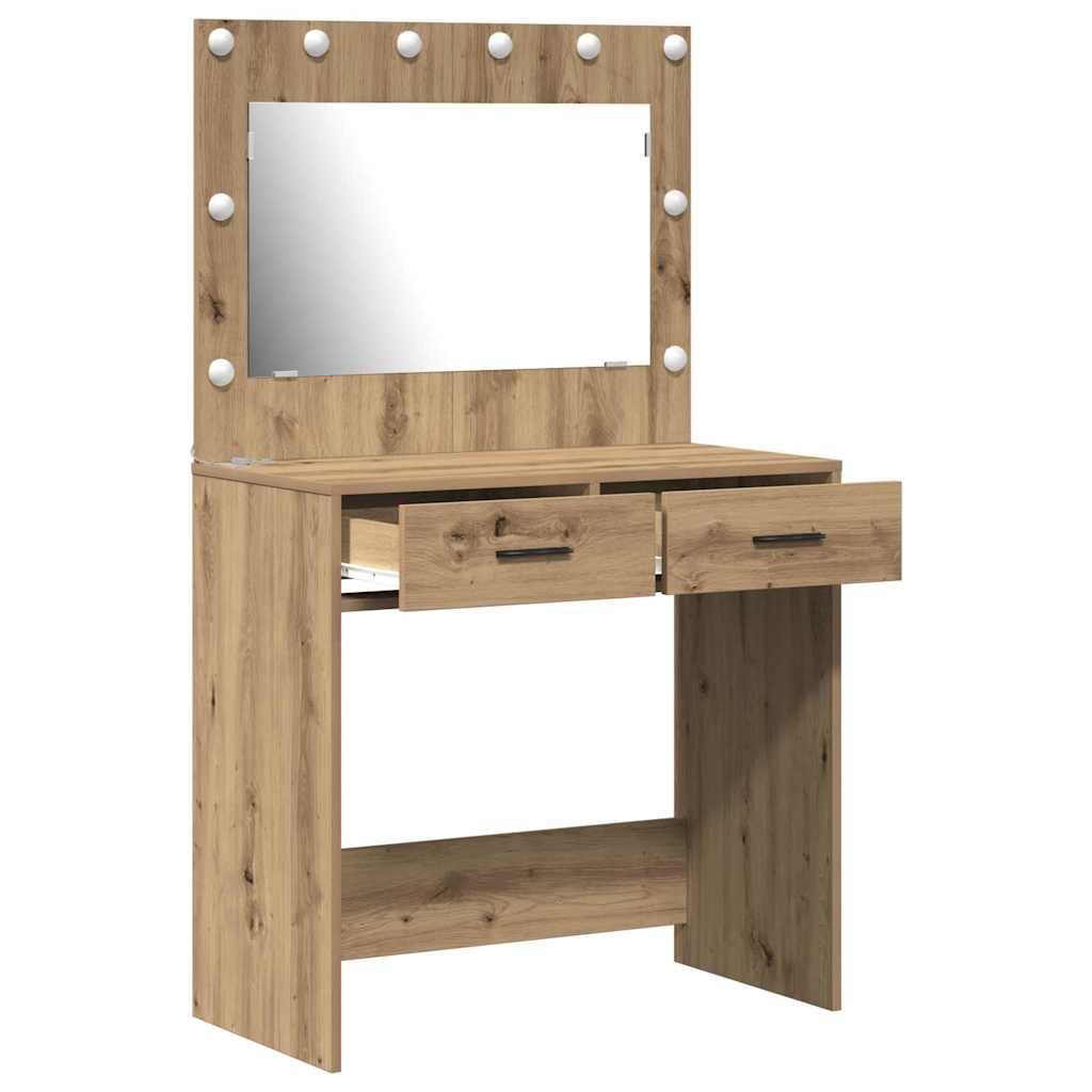 Sminkbord Artisan Ek 78.5 x 41 x 135 cm