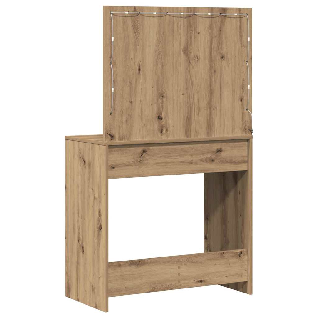 Sminkbord Artisan Ek 78.5 x 41 x 135 cm