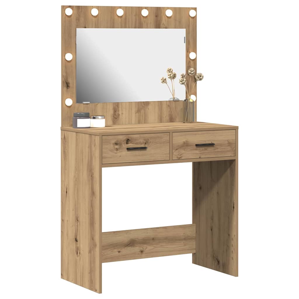 Sminkbord Artisan Ek 78.5 x 41 x 135 cm
