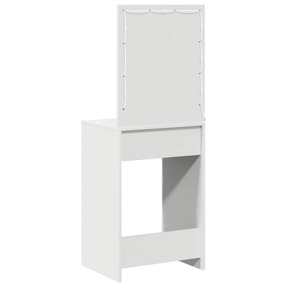 Sminkbord med låda Vit 50 x 41 x 135 cm
