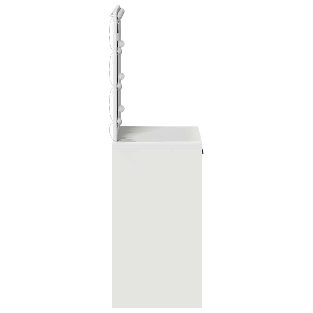 Sminkbord med låda Vit 50 x 41 x 135 cm
