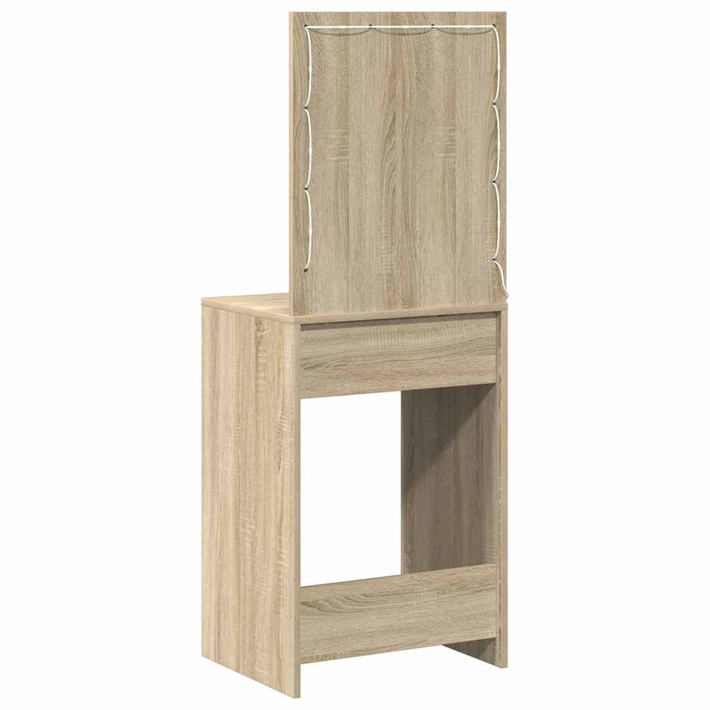 Sminkbord med låda Sonoma Ek 50 x 41 x 135 cm