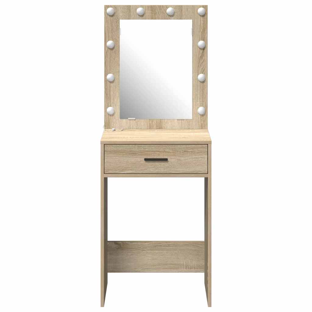 Sminkbord med låda Sonoma Ek 50 x 41 x 135 cm