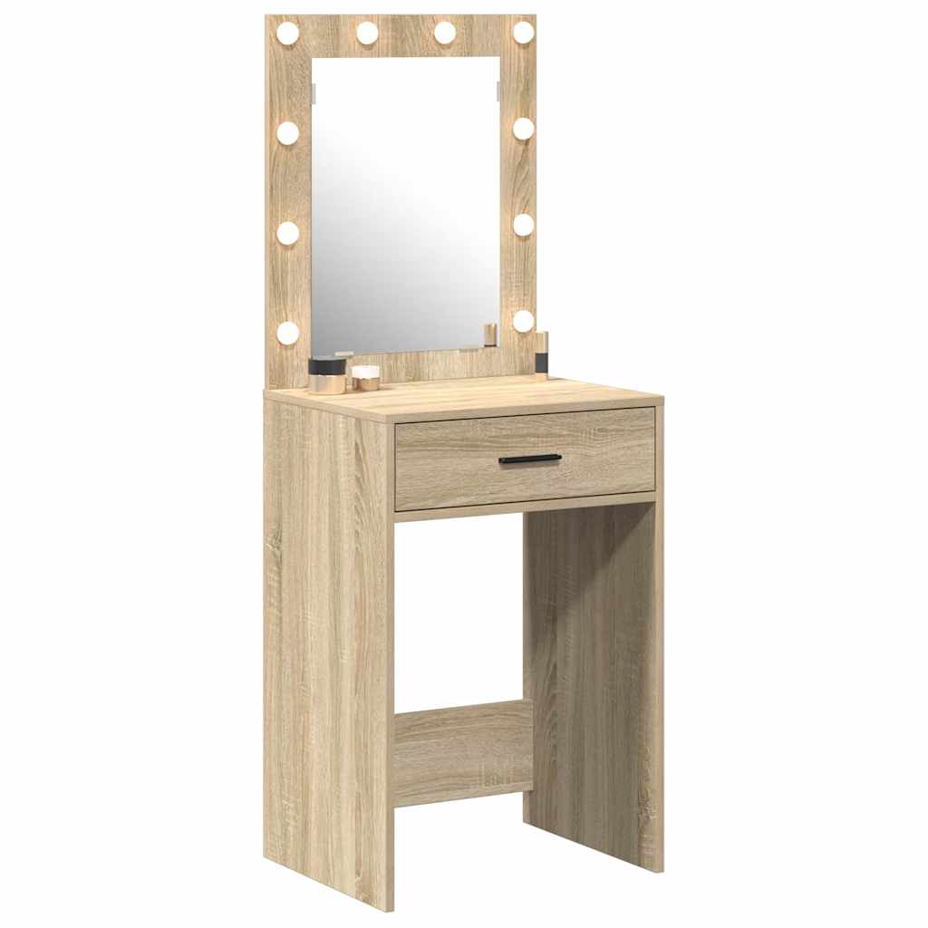 Sminkbord med låda Sonoma Ek 50 x 41 x 135 cm