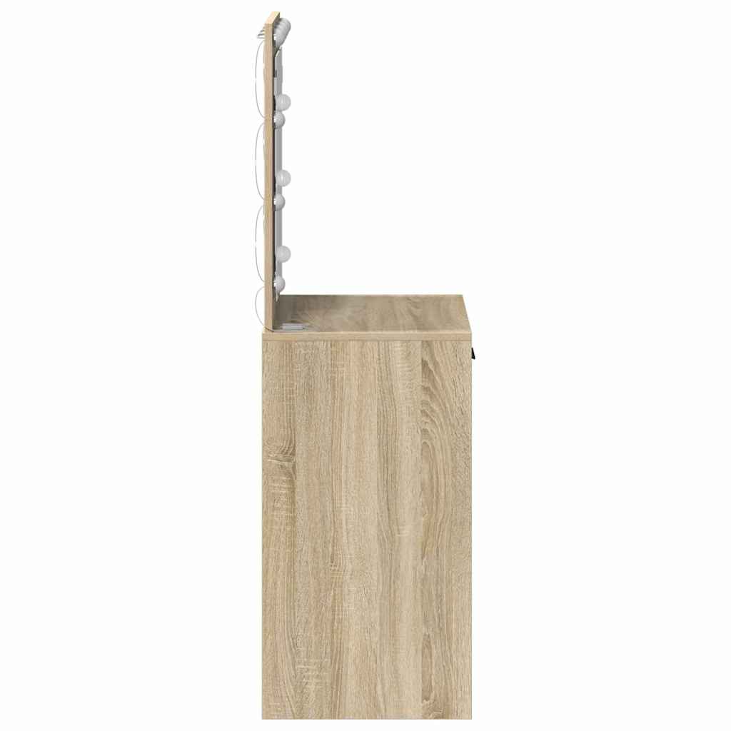 Sminkbord med låda Sonoma Ek 50 x 41 x 135 cm