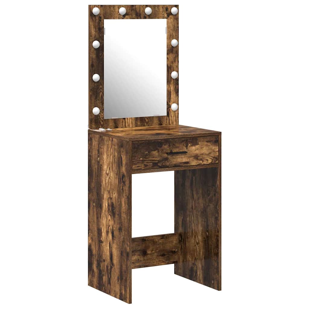 Sminkbord Rökfärgad Ek 50 x 41 x 135 cm