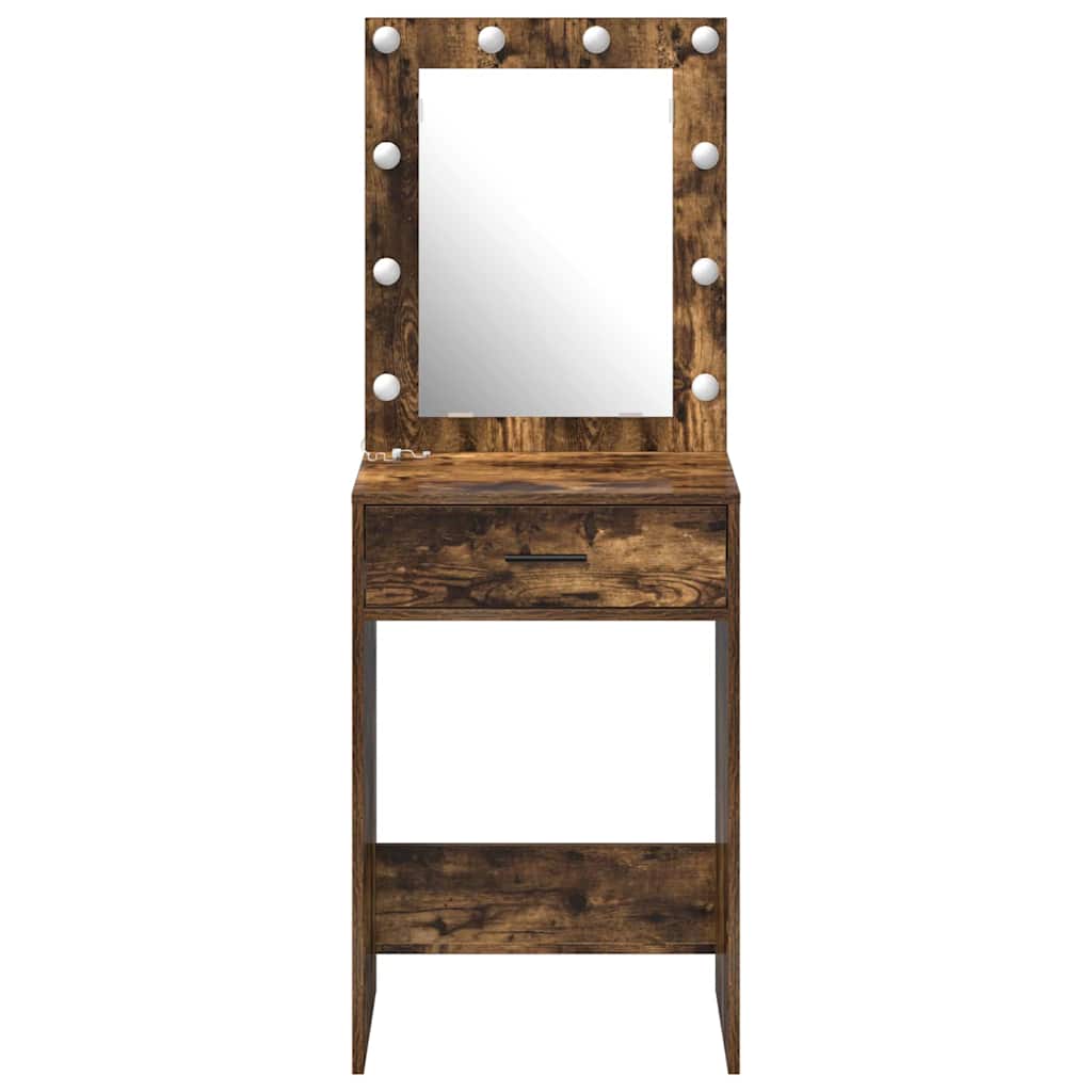 Sminkbord Rökfärgad Ek 50 x 41 x 135 cm