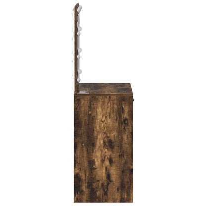 Sminkbord Rökfärgad Ek 50 x 41 x 135 cm
