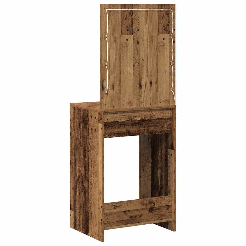 Sminkbord med låda Gammalt Trä 50 x 41 x 135 cm