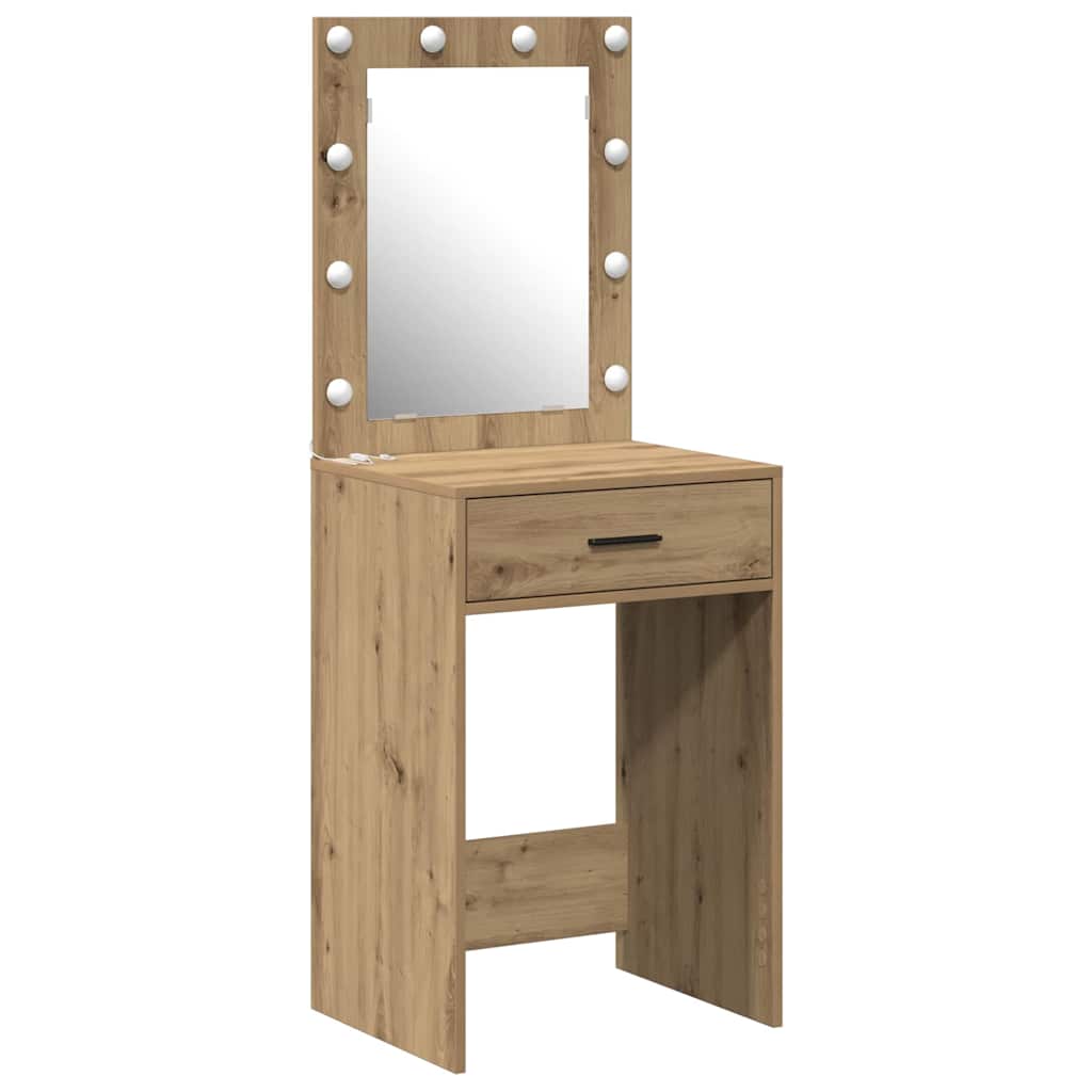 Sminkbord med låda Artisan Ek 50 x 41 x 135 cm