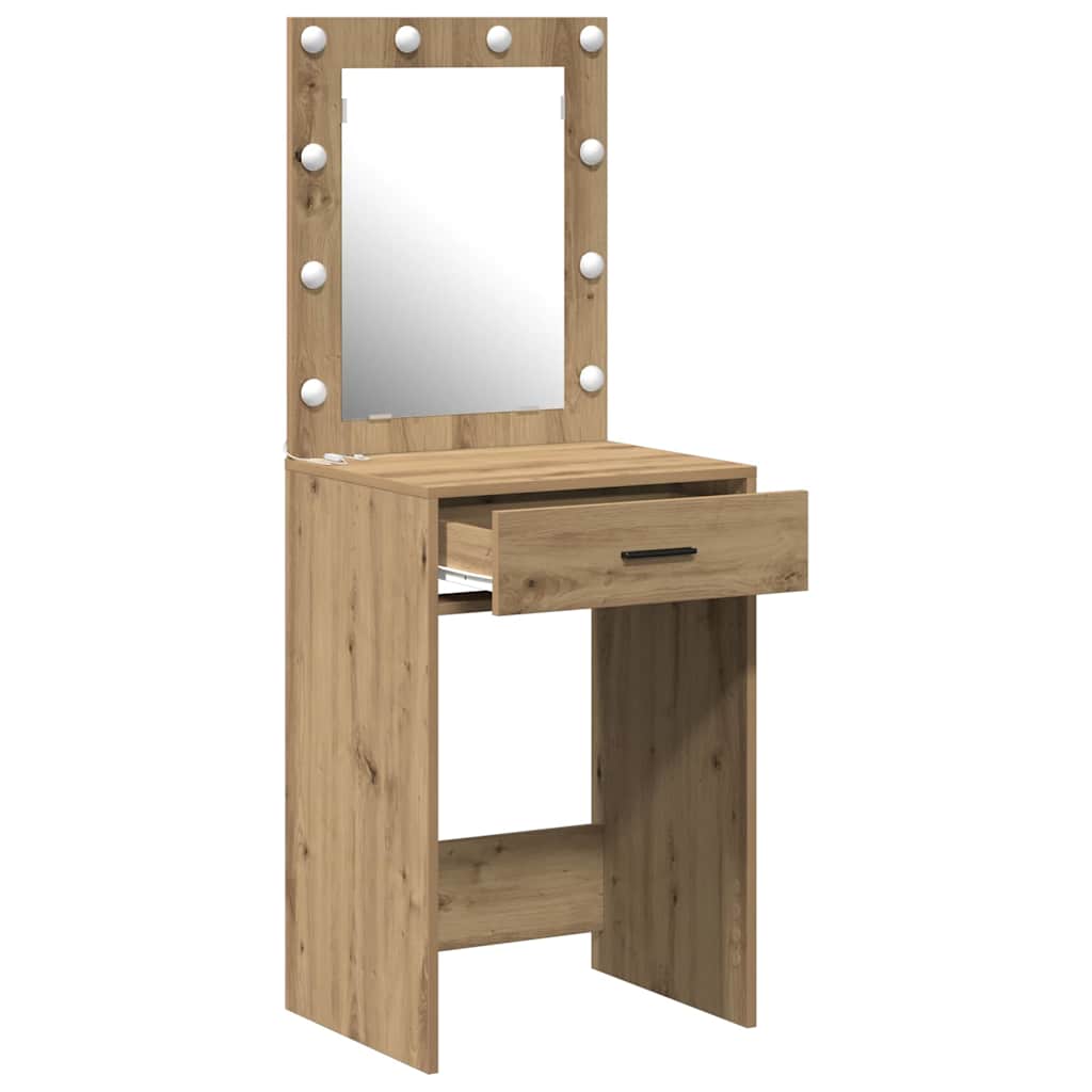 Sminkbord med låda Artisan Ek 50 x 41 x 135 cm