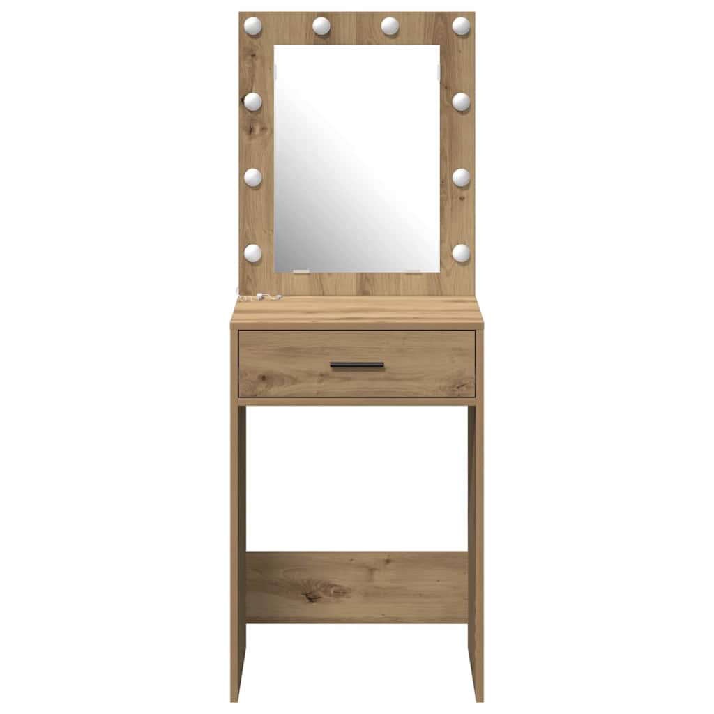 Sminkbord med låda Artisan Ek 50 x 41 x 135 cm